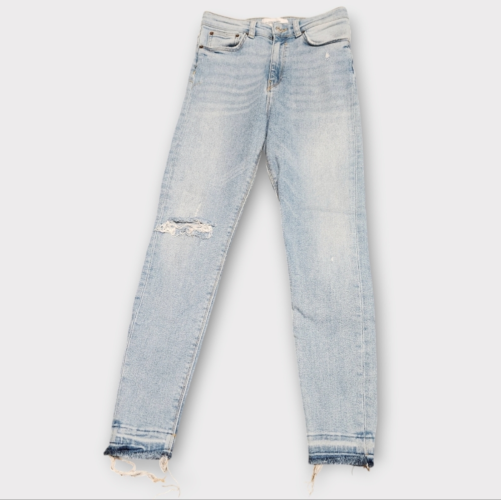 ZARA women premium denim colle